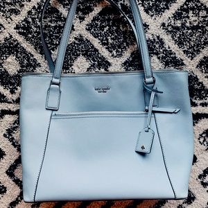 Baby blue tote Kate Spade